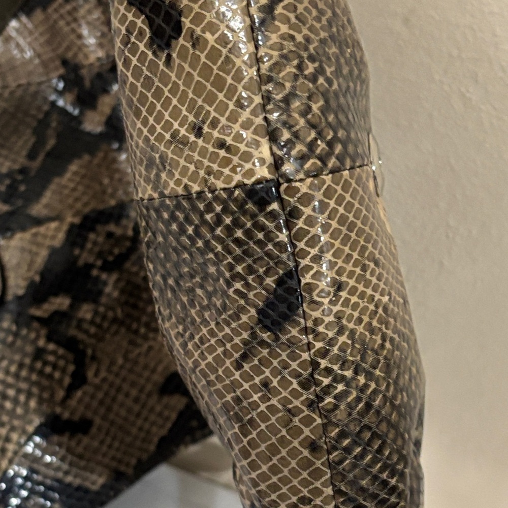 Coach soho python Brown and Black Snake Print Cro… - image 13